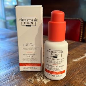 Christophe Robin Paris regenerating hair serum w/ prickly pear oil NIB